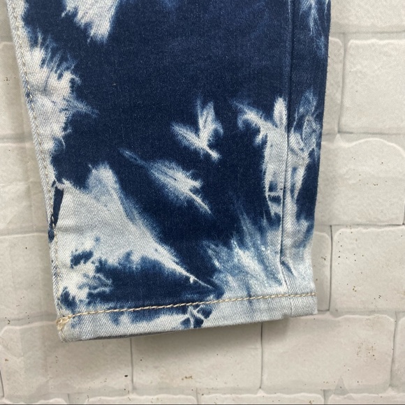 American Eagle AEO Bleached Tie Dye Skinny Stretch Jeggings 2 - Picture 7 of 11